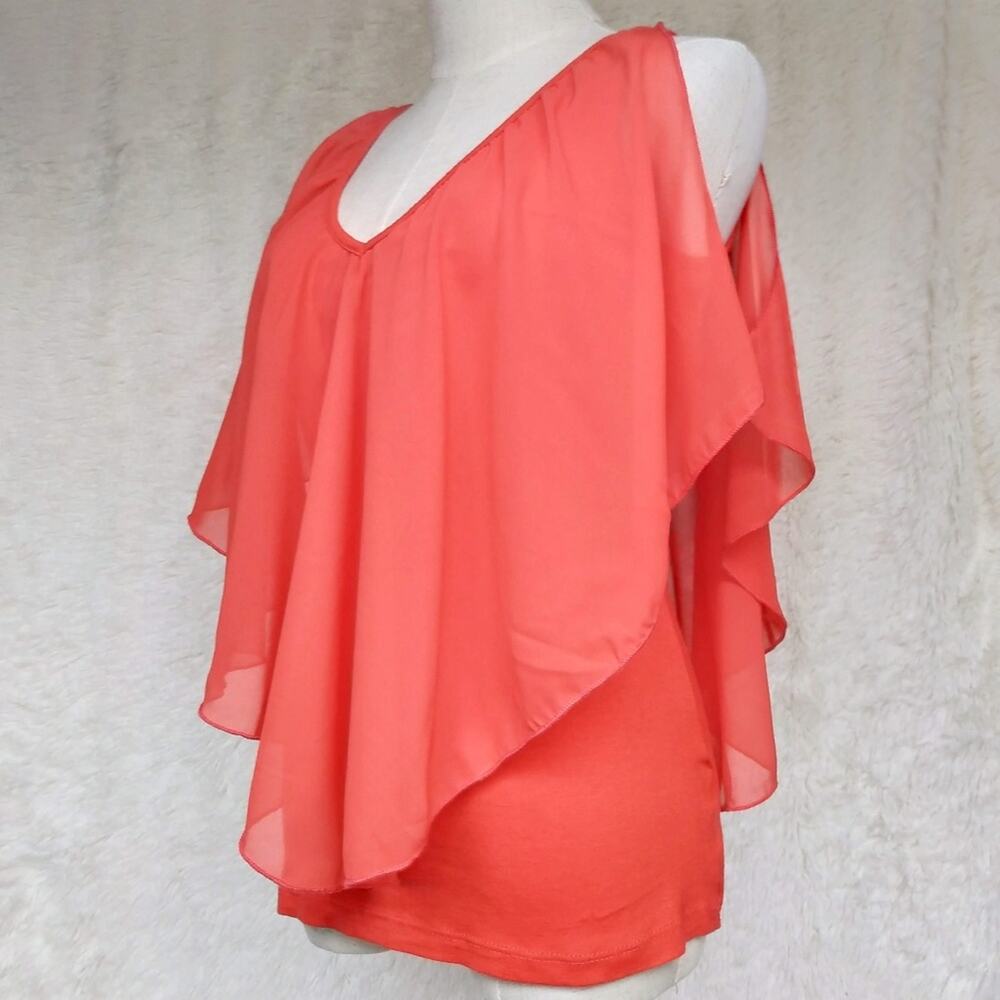 Papaya Orange Sleeveless Top NWT